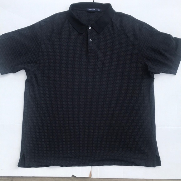 Nautica Other - Nautica black and soft white polo size XXL.